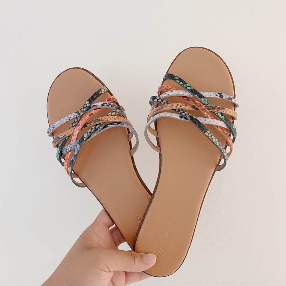 Madewell Tracie Crisscross Slide Sandal
